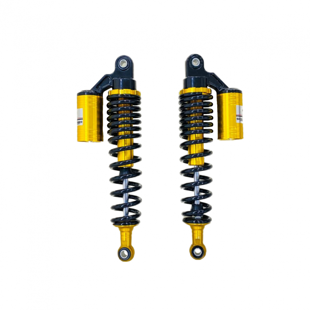 Amortiguadores amarillos de ajuste universal para motos eléctricas Bukatti (2 U)